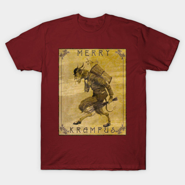 merry krampus t shirt